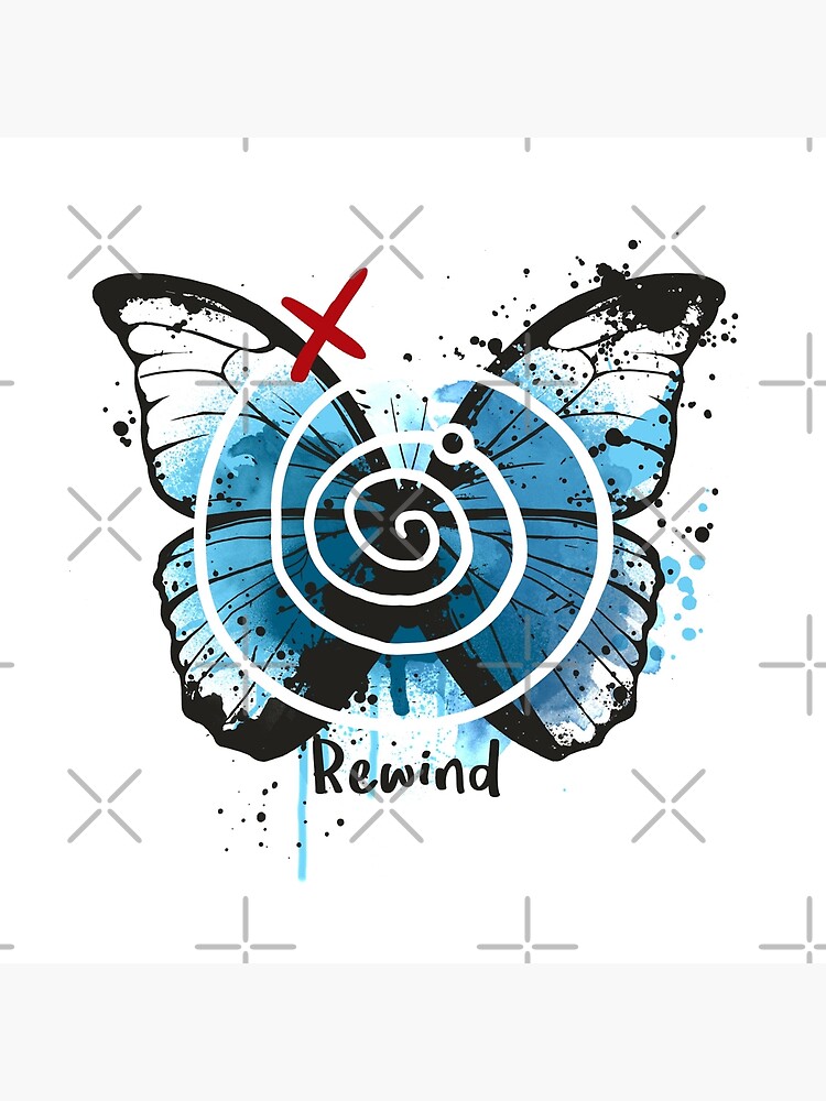 Rewind Life Is Strange Effect Throw Pillow - Image 2