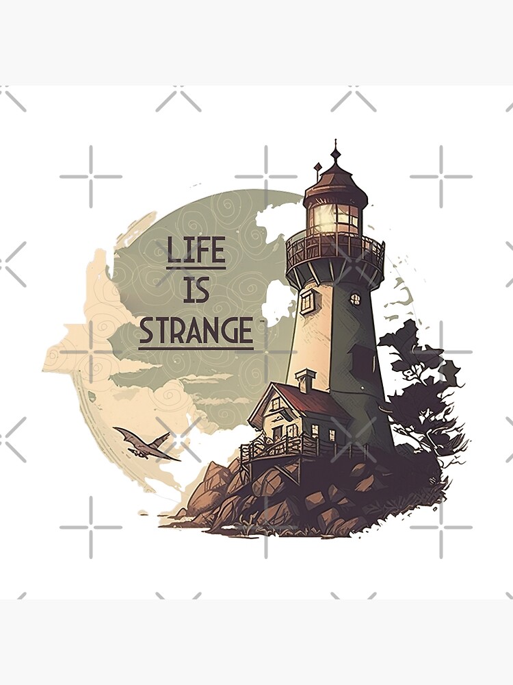 Life Is Strange Arcadia Bay Lighthouse Throw Pillow - Image 2