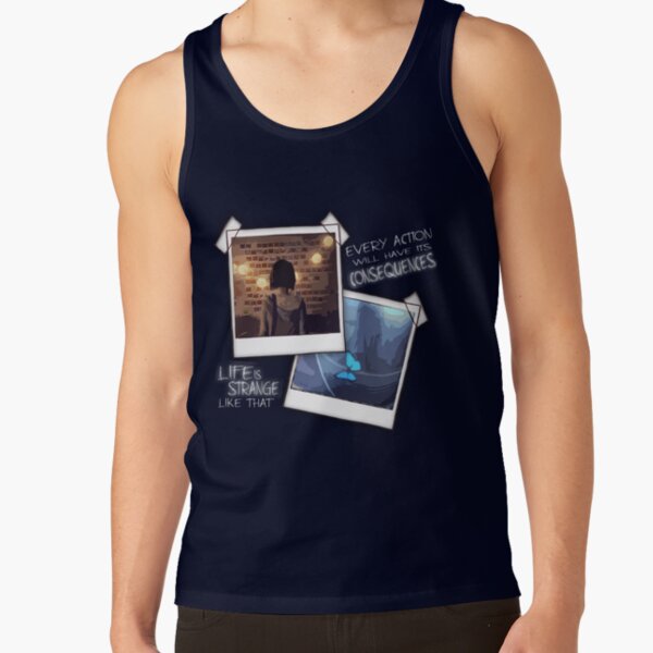 Strange Like That Quote Tank Top - Image 5