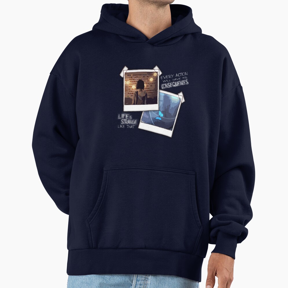 Strange Like That Quote Hoodie - Image 5