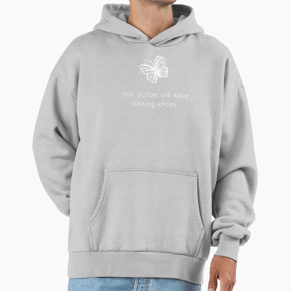 Actions & Consequences Quote Hoodie - Image 4
