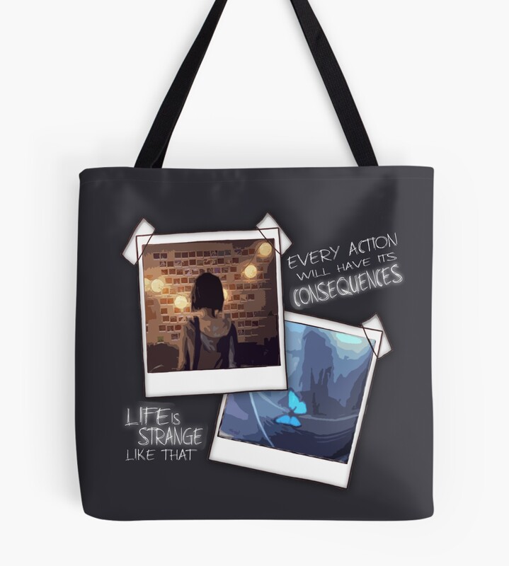 Strange Like That Quote Tote Bag