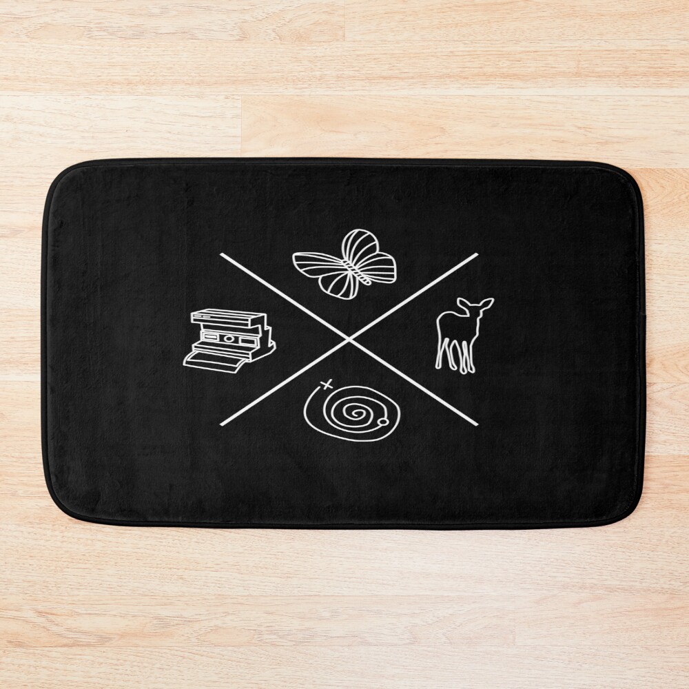 Life Is Strange Symbolic Icons Bath Mat