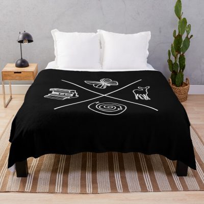 Life Is Strange Symbolic Icons Throw Blanket