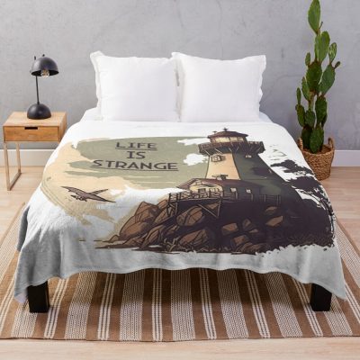 Life Is Strange Arcadia Bay Lighthouse Throw Blanket