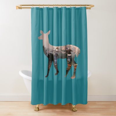 Life Is Strange Deer Spirit Shower Curtain