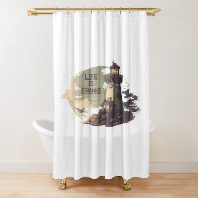 Life Is Strange Arcadia Bay Lighthouse Shower Curtain