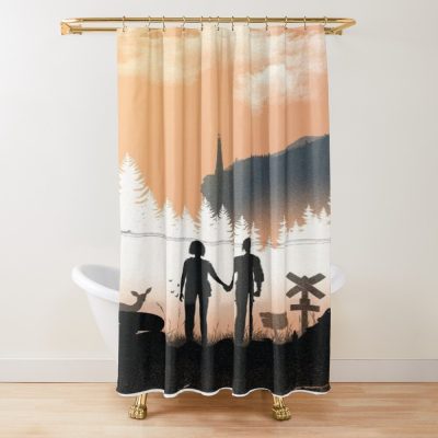 Life Is Strange Max And Chloe Artwork Shower Curtain
