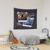 Strange Like That Quote Tapestry