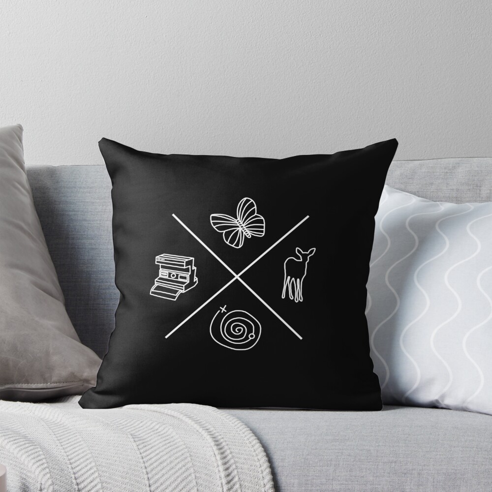 Life Is Strange Symbolic Icons Throw Pillow