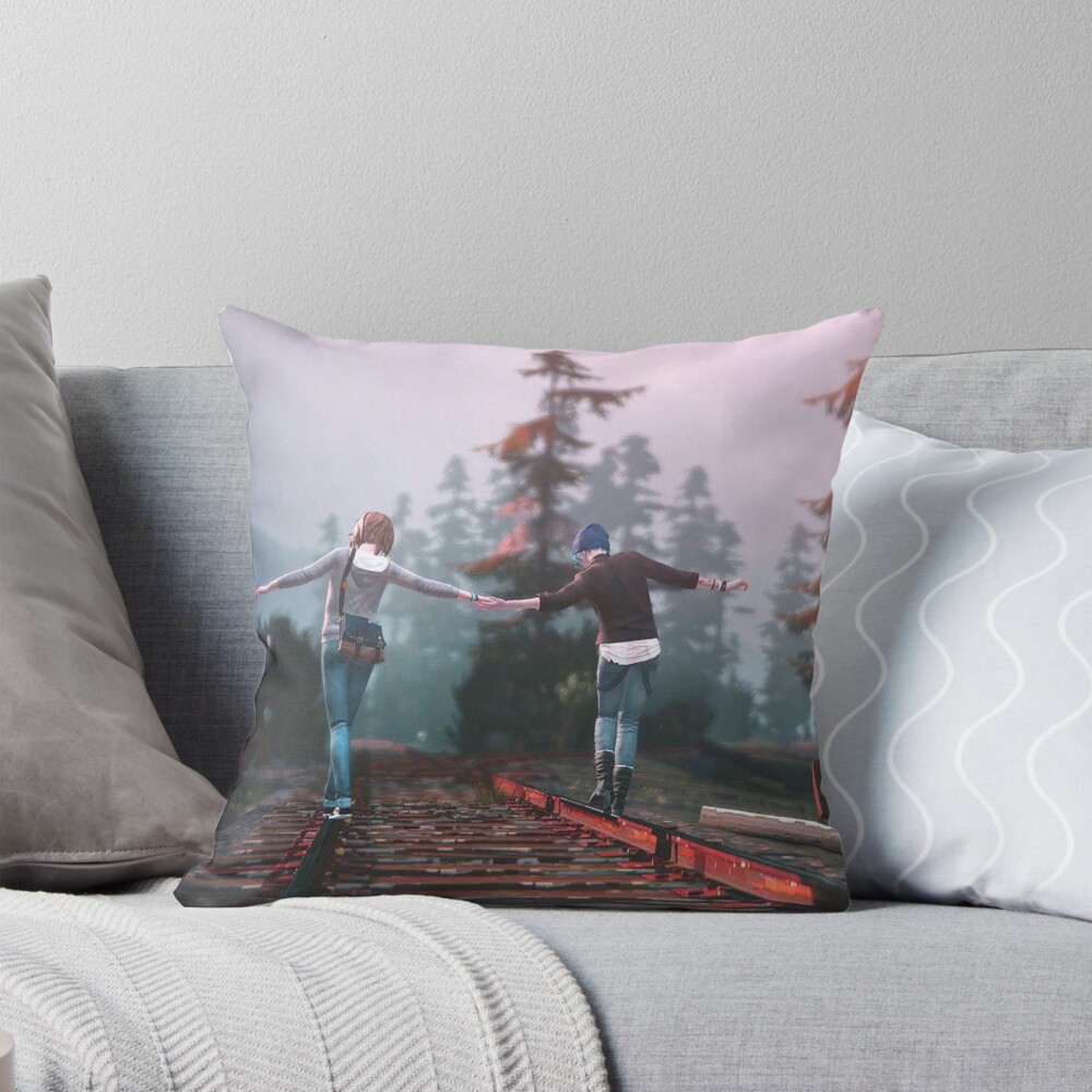 Life Is Strange Railroad Memories Throw Pillow