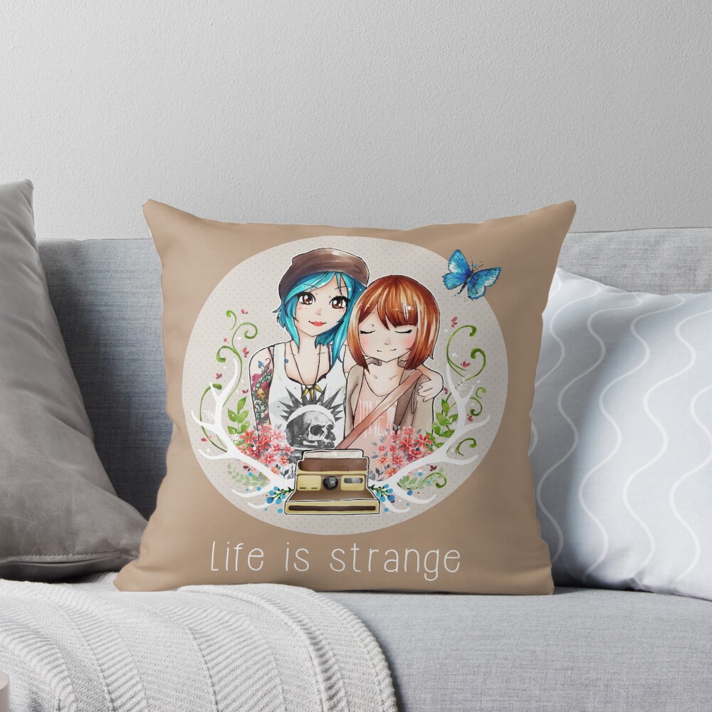 Life Is Strange Chloe And Max Throw Pillow