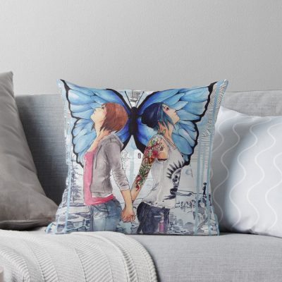 Life Is Strange Max And Chloe Duo Throw Pillow